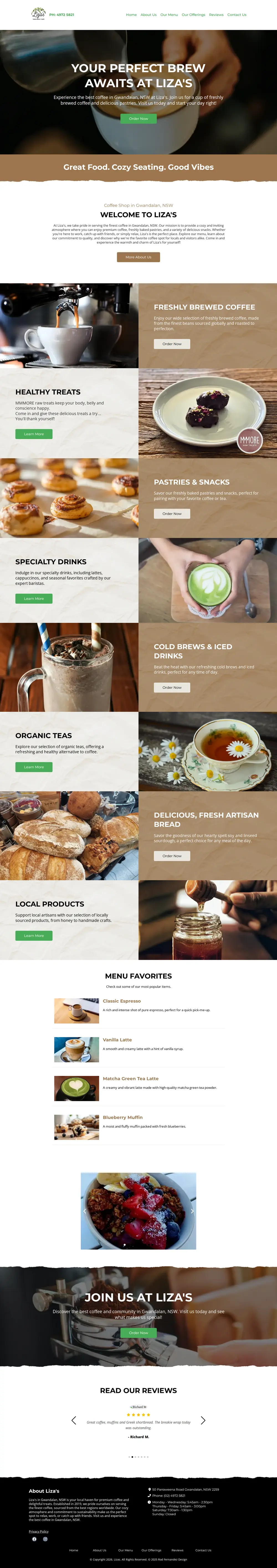 Liza’s full homepage